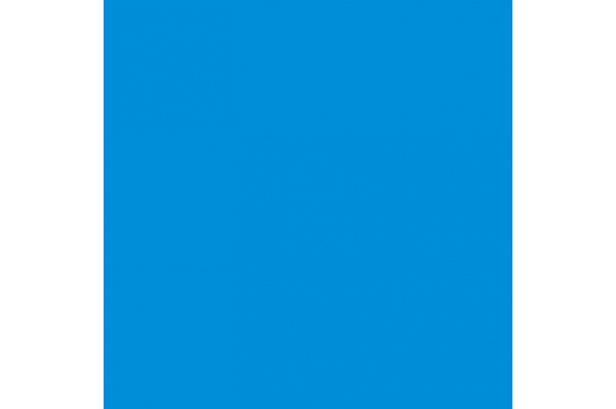 ROSCO - Rouleau de gélatine - couleur Medium Blue 132 - Dim. 7,62m x 1,22m (Neuf)