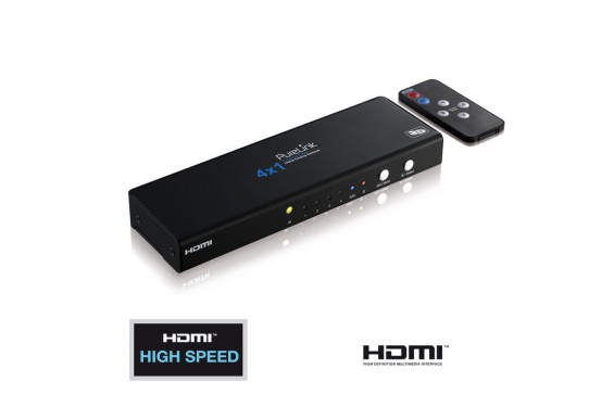 PureLink - Home cinéma vidéo Switcher ProSpeed PS410 - 4 entrées & 1 sortie HDMI - 3D - résolution HDTV FullHD (Neuf)