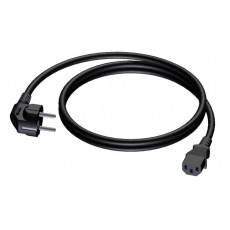 PROCAB - Schuko Power male to Euro Power female - PVC Euro power connection lead - 3 x 1.5 mm² - 0.75m (New)