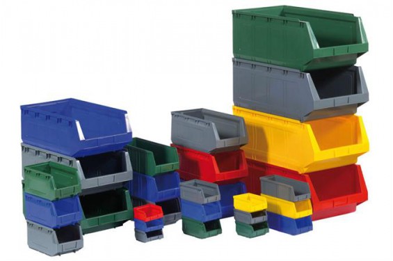 Small parts bin - Series 2000 - 90x103x55mm - Yellow (New)