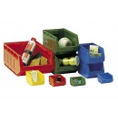 Small parts bin - Series 2000 - 240x145x125mm - Green (New)