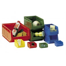 Small parts bin - Series 2000 - 345x207x165mm - Red (New)