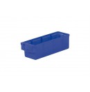 Storage série 4000 - Bac pour rayonnage sans cloisons 300x93x83mm - Bleu (Neuf)