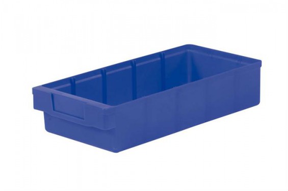 Storage s&eacute;rie 4000 - Bac pour rayonnage sans cloisons 400x186x83mm - Bleu (Neuf)