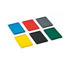 Couvercle lisse universel empilable - 400x300 - Noir (Neuf)