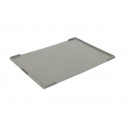 Couvercle à poser pour Bac empilable Euronorm - 800x600mm - Gris (Neuf)