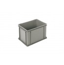 Euronorm stackable bin 400x300x270mm - standard back and sides full - Grey (New)