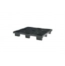 Export pallet - 1200x800x150mm - 9 feet - Open deck - Black (New)