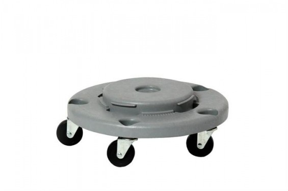 Transport dolly with 4 swivel casters - Ø 405 X 165 MM - Grey (New)