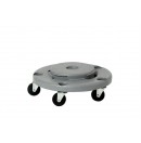 Transport dolly with 4 swivel casters - Ø 405 X 165 MM - Grey (New)