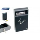 Cendrier mural rectangulaire - 360x290x650mm - 3L (Neuf)