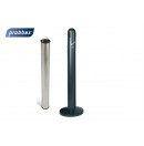 Cendrier sur pied tubulaire - 300x300x1040mm - 3L (Neuf)
