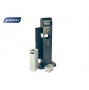 Cendrier sur pied "totem" - 2L + poubelle intégrée 8L (Neuf)