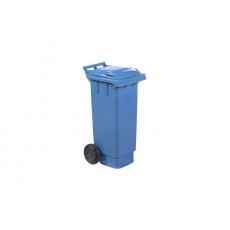 Conteneur à déchets sur roues - 80L - Bleu (Neuf)