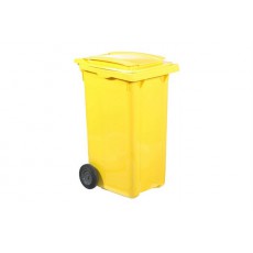 Container on wheels - 240L - Yellow (New)