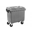 Maxi-container on 4 casters - 660L - Grey (New)