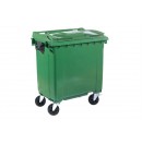 Maxi-container on 4 casters - 770L - Green (New)