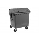 Maxi-container on 4 casters - 1100L - Grey (New)