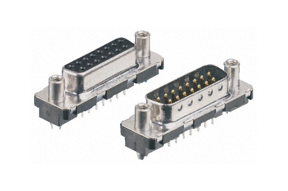 DELTA-D 25 connector solder contacts (New)