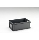 Euronorm Premium 600x400x200mm - closed base and sides - Grey (New)