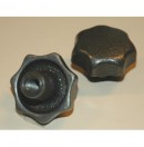 Star nut / handle plastic clamp M8 Black (New)