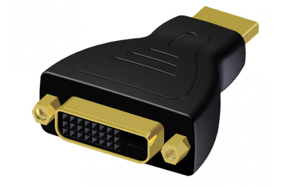 PROCAB - Adaptateur HDMI 19 pôles Mâle vers DVI Femelle - BSP400 (Neuf)