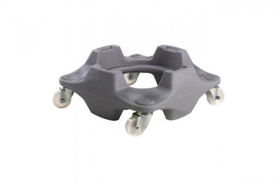 Chariot de transport pour conteneur &agrave; d&eacute;chets rond PB-FHSV75 & PB-FHSV100 (Neuf)