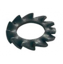MARTIN - Washer externally toothed overlapping M4 - 8 mm - Black for lyre MARTIN (New)