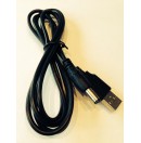 Câble d'alimentation USB-A vers DC 5V - 2A - 18AWG - 120 cm (Neuf)