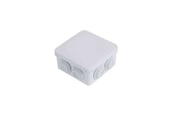 Optibox IP55 casing 80x80x42mm - White (New)