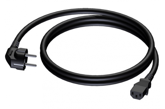 PROCAB - Câble électrique - Prise Schuko Mâle vers Femelle 3G1.5mm² - 1.5m (Neuf)