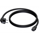 PROCAB - Schuko Power male to Euro Power female - Rubber Euro power connection lead - 3 x 1.5 mm²  - 1.5m (New)