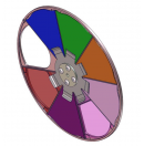 MARTIN - Roue de couleurs avec dichroïques pour lyre MARTIN Wash & Performance (Neuf)