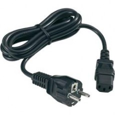 Power Cord - 2P + T - Plug C13 - 1.5 m (New)