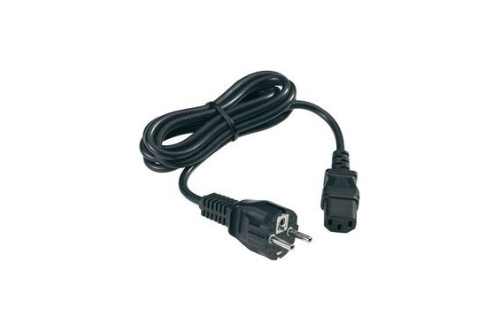 Power Cord - 2P + T - Plug C13 - 1.5 m (New)