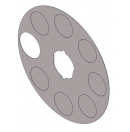 MARTIN - Gobo wheel static Mix8.1 D160/d32/d118 aluminum (New)