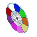 MARTIN - Roue de couleurs avec dichroïques pour lyre MARTIN (Neuf)