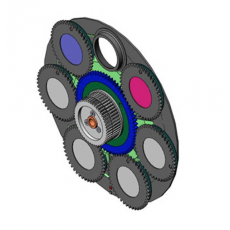 MARTIN - Rotary gobo wheel with gobos for Mac 350 Entour (New)