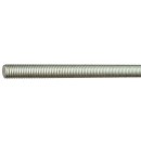 Threaded rod length 1m - NFE 25136 - Steel - Class 4.6 ZN - 10mm Diameter (New)
