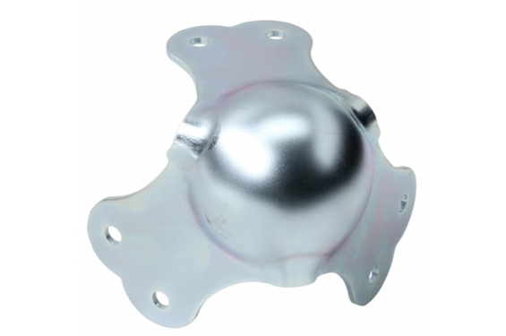 ADAM HALL - Grand Coin Boule 3 pattes - Rayon int&eacute;rieur 5 mm - Zinc (Neuf)