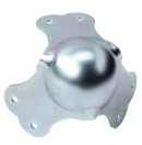 ADAM HALL - Grand Coin Boule 3 pattes - Rayon intérieur 5 mm - Zinc (Neuf)