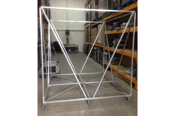 Cage tailored to disco ball 2m diameter with 4 wheels (New)