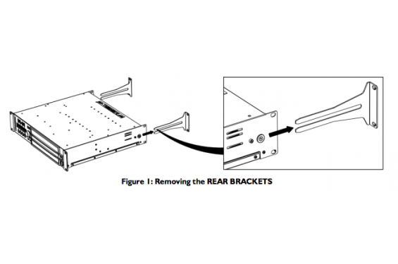 L-ACOUSTICS - Rear fixing kit for LA4/LA4X/LA8 (New)