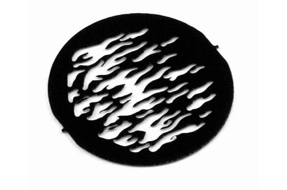 MARTIN - M&eacute;tal Gobo Flames D27.9/d23 pour lyre MARTIN (Neuf)