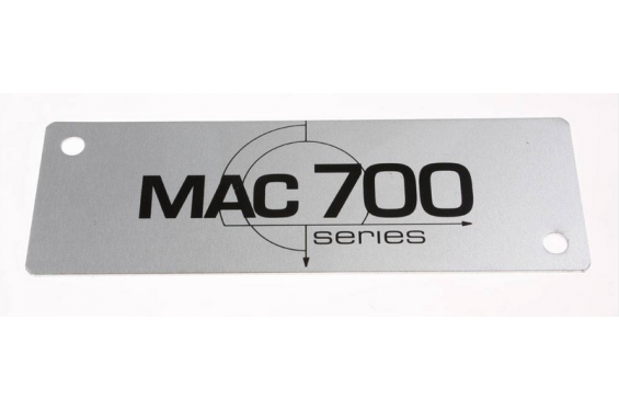 MARTIN - Aluminium logo for Mac 700 flight case (New)