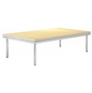 PROLYTE - Basic Line rectangular riser - Indoor use - 1x1m - Varnished wood (Used)