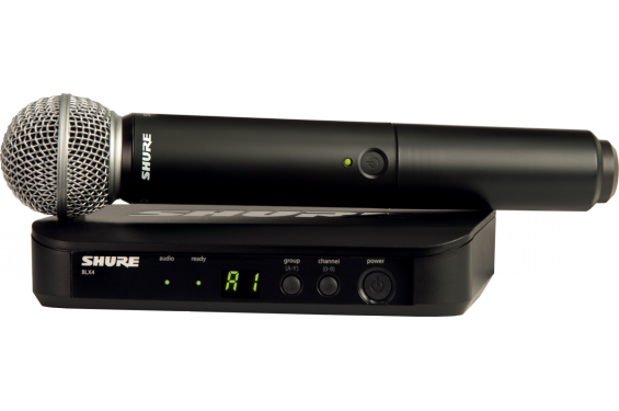 SHURE - Émetteur main SM58 - Bande M17 - BLX24E (Neuf)