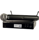 SHURE - Ensemble micro à main HF sans fil rackable BLX24re/SM58 (Neuf)