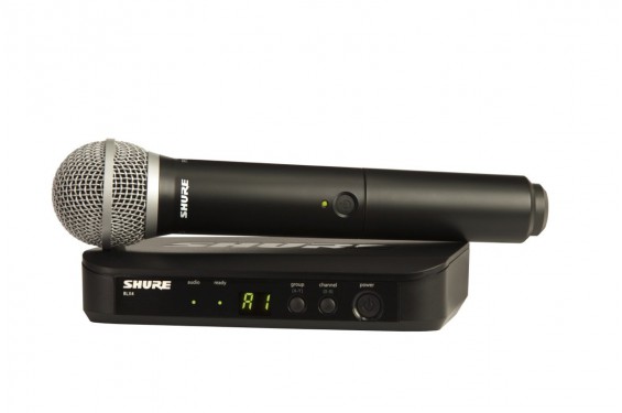 SHURE - Ensemble micro &agrave; main HF sans fil BLX24e/PG58 (Neuf)