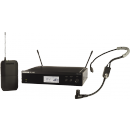 SHURE - Ensemble micro HF sans fil rackable comprenant un récepteur BLX4RE, un émetteur ceinture BLX1 et un micro serre tête SM3